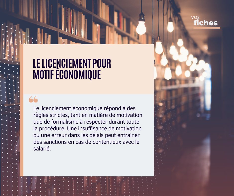 Licenciement économique