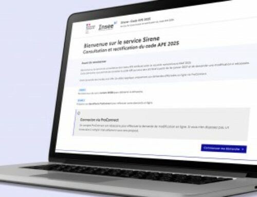 Prenez connaissance de votre nouveau code APE !